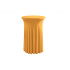 TENTino Elastický obrus SKIRTING na koktailový bistro stôl 80 cm VIAC FARIEB Farba obrusu: ZLATÁ / GOLD