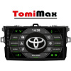 TomiMax Toyota Corolla 2007-2012 Android 14 autorádio s WIFI, GPS, USB, BT HW výbava: 4 Core 2GB+32GB LOW
