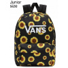 Multi -Chamber School Backpack Vans Black, Multi -Colored 18 L (Batoh Vans Realm - kukurica)