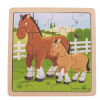 Bigjigs Toys puzzle - Kůň s hříbátkem
