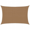 Slnečná plachta, 160 g/m², farba taupe, 3x5 m, HDPE
