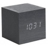 KARLSSON Dizajnový LED budík - hodiny 5655BK Karlsson 8cm