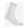CASTELLI Cyklistické ponožky klasické - PREMIO EVO 18 - biela
