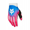 Motokrosové rukavice Fox 180 Collect Blue/Pink, veľkosť L