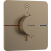 Hansgrohe ShowerSelect Comfort Q, termostat pod omietku pre 1 spotrebič, kartáčovaný bronz, HAN-15581140