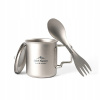 Fjord Nansen Jacon Titanium Set 400 ml 3 prvky (Nastavte šálku s lyžičkou Fjord Nansen 400 ml)