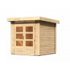 Dřevěný domek KARIBU KANDERN 1 (82984) natur LG3527