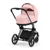 Cybex Priam Set Peach Pink Comfort Podvozok: Matt Black