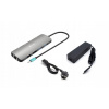 i-Tec USB-C Metal Nano 2x Display Docking Station with PD 100 W + Charger 100W C31NANOHDM2D100