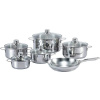 SSW Súprava 5 hrncov a panvíc z nerezovej ocele s pokrievkami PEPERONI 11 ks