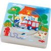 Haba Drevené vkladacie puzzle viacvrstvové Hasiči