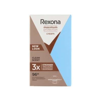 Rexona Maximum Protection Clean Scent dámsky krémový antiperspirant 45 ml