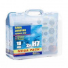 Autožiarovka Compass Mega H7+H7+poistky, náhradná sada, 12V