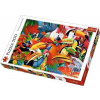 Trefl puzzle Farebné vtáky 500