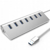 HUB USB ROZDEĽOVAČ ROZBOČOVAČ PORTOV AKTÍVNE NAPÁJANIE RÝCHLE 7X USB 3.0