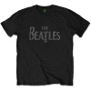 The Beatles tričko Drop T Logo Čierna M