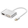 Ugreen MD115 adaptér HDMI - VGA - MiniDP Full HD, biely