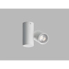 LED 2 Vnútorný nastaviteľný reflektor SPY D.7,6 cm biely