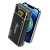 POWERBANK Uruchom 22.5W 20000mAh QC3.0 PD3.0 USB-C 2xUSB-A LED kábel sivý