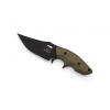 Nôž Alano Hydra Knives® – Čierna čepeľ, Olive Green