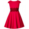 Fashionkids Dievčenské šaty BARBI M/287 Farba: Bordová, Veľkosť: 152