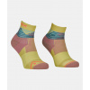 ORTOVOX Dámske ponožky W's ALL MOUNTAIN QUARTER SOCKS wabisabi - žlté Veľkosť: 35-38
