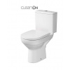 Cersanit CITY NEW WC-kombi CleanOn vodor.odp,prívod vody zo spod+sed.DP,SC,EO,Biel K35-036 K35-036