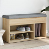 zahrada-XL Lavička na topánky dub sonoma 82x32x45,5 cm kompozitné drevo 835028