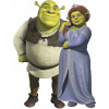 CUKROVÁ TLAČ jedlý obrázok na tortu Cukrová hmota Rozprávka Shrek Ogr Fiona + MENO