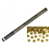 Konfety 80cm - ZLATÉ METALICKÉ HVIEZDIČKY - Silvester