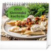 Stolový kalendár Slovenská kuchyňa 2025, 16,5 × 13 cm