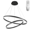 NEDES J4311/B Závesné LED svietidlo 100W, 3000K-6500K, 6500lm, IP20, diaľkový ovládač, stmiev., čierna