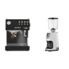 Ascaso Steel DUO PID, Black&Wood + Eureka Atom Specialty 75, white