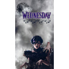 CUKROVÁ TLAČ jedlý obrázok na tortu Cukrová hmota Wednesday Addams Family + MENO