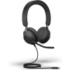 Jabra Evolve2 40 SE Slúchadlá s mikrofónom Kábel Pres hlavu Hovor / hudba USB Typ-C Čierna (24189-989-899)