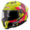Prilba LS2 FF808 STREAM II TIGER H-V YELLOW PINK-06 Veľkosť: XL (61-62 cm)
