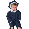 Teplaková súprava - Detský oblek Poľsko 80 Navy modrá (Krstový oblek Navy Blue Set R. 80)