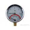 STENO Termomanometer 0-4bar, 0-120°C,1/2