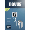Spony z plochého drôtu G typ 11 10mm 5000 ks Novus Tools 042-0767 Rozmery (d x š x v) 10 x 10.6 x 10 mm; 042-0767