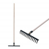 Hrable záhradné Strend Pro R105, 14 zubé, drevená násada 1600mm