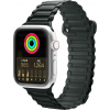Dux Ducis Dux Ducis Strap (Armor Version) remienok Apple Watch Ultra, SE, 8, 7, 6, 5, 4, 3, 2, 1 (49, 45, 44, 42 mm) silikónový magnetický remienok náramok zelený