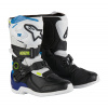 ALPINESTARS topánky TECH 3S KIDS, ALPINESTARS, detské (biela/čierna/modrá) 2024 Velikost: 29