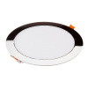 Mini LED panel okrúhly Slim zapustený 24W, 6400K, 2000lm, chróm VT-2407CH (V-TAC)