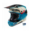 Přilba FORMULA CP, FLY RACING - USA (černá/šedá/tyrkysová) S