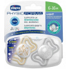 Chicco Physio Light Physio Forma night cumlík Grey/Gold 2 ks