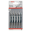 BOSCH Pílový plátok do priamočiarych píly T 111, 5ks 2.608.630.033