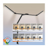 FK technics | LED Stmievateľná flexibilná stolná lampa LED/36W/230V 3000-6500K CRI 92 čierna | FK0250