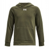UNDER ARMOUR Rival Fleece Hoodie, Green - M