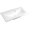 Sapho Yukon umývadlo 90x45 cm obdĺžnik vstavané umývadlo biela 55900