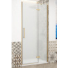 GELCO TRINITY GOLD MATT 100cm pravé dvere do niky s pevnou stenou v rovine, profil zlato mat, sklo matné, GT1210MR-G